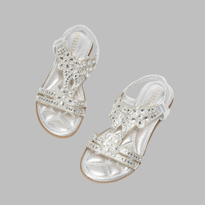Bella | Women Spring floral Embellished Flat sandals