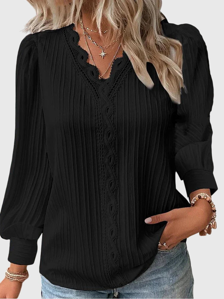 TCF Chic Pullover Blouse - Breathable Fabric Women's Shirt