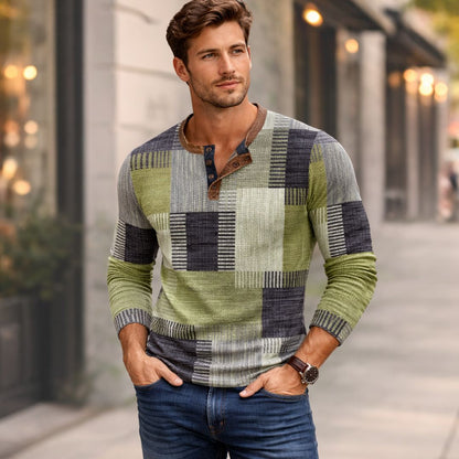 Henry™ | Colourful Men's Long Sleeve Shirt
