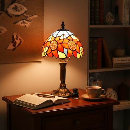 SOLELIA | VINTAGE SLUNEČNICOVÁ SKLENĚNÁ LAMPA