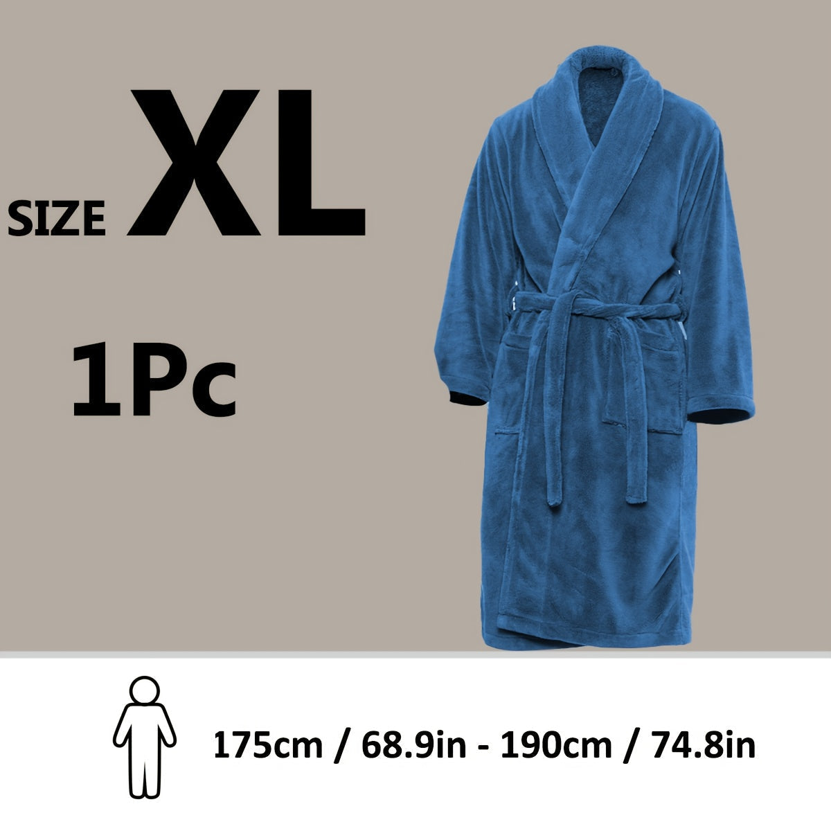 Luxe Unisex Coral Fleece Badjas – Ultra Zacht en Warm voor Jouw Comfort