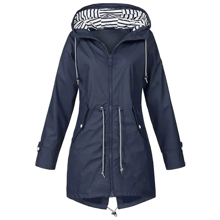 Marie | Women casual Hooded Lightweight Raincoat