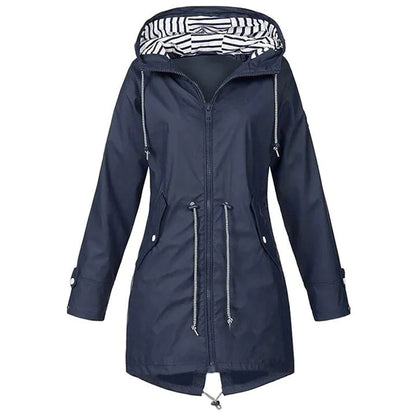 Marie | Women casual Hooded Lightweight Raincoat