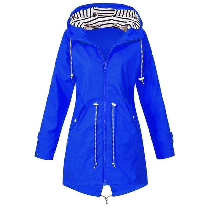 Marie | Women casual Hooded Lightweight Raincoat