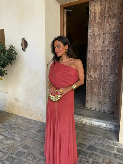 Toledo Dress in Light Terracota - Shipping/Envio 22/05 to 29/05