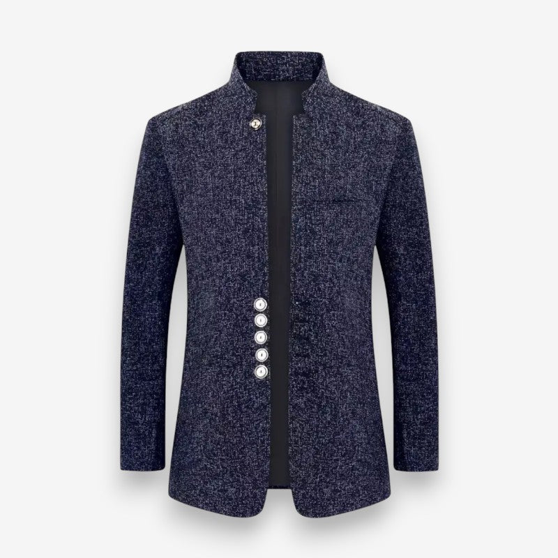 Ethan – Men's Long Sleeve Jacket with Button Detail | Structured and Polished for Any Occasion