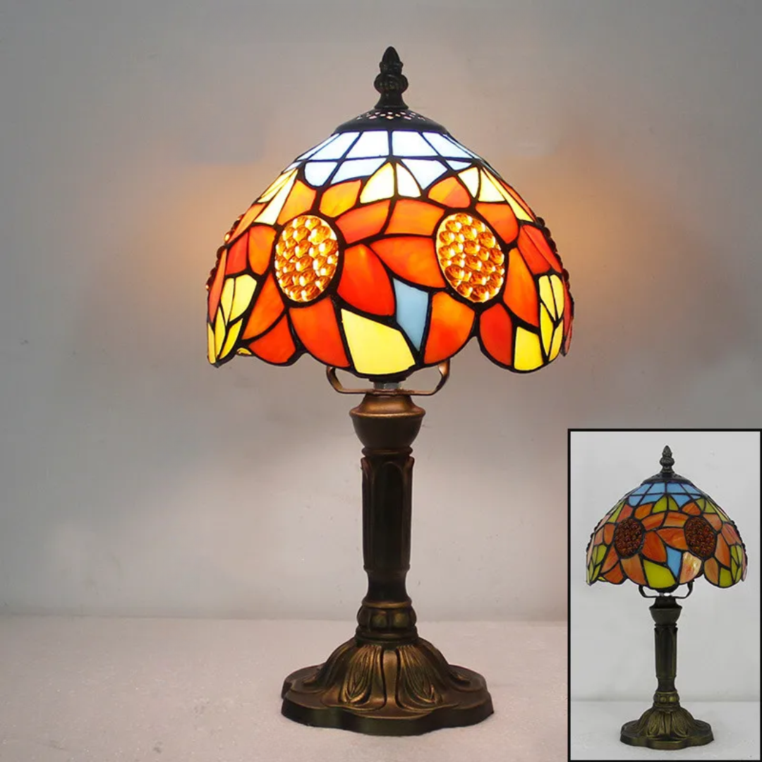 Lunavia Tiffany | Draadloze LED Tafellamp met Kleurverandering