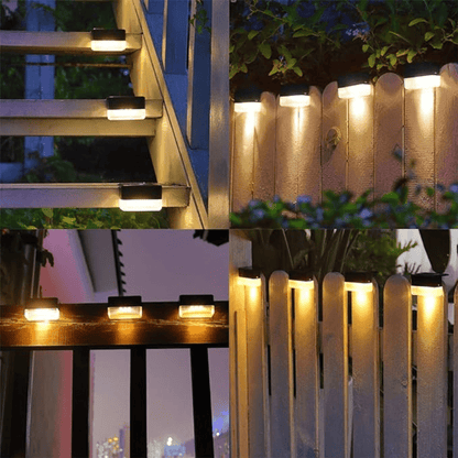 Solure™ | Självhäftande utomhuslampa med solenergi