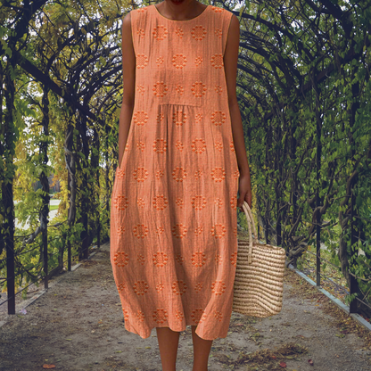 Linda – Sleeveless Flowing Midi Dress