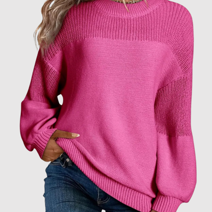 Amelia – Casualowy damski sweter o luźnym kroju