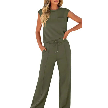 KAIYA™ + Lässiger Sommerweicher Lounge Co-Ord