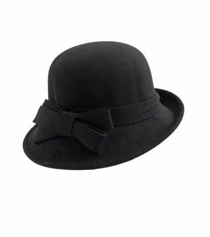 Klaver - Vintage Felt Hat with Side Bow