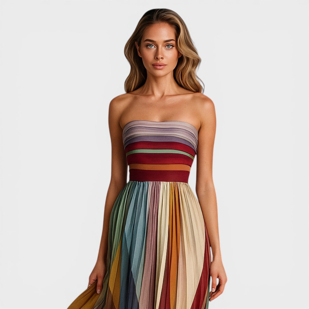 Raquel™ | Vestido maxi fluido y elegante