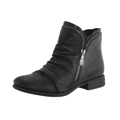 Bottines à fermeture éclair avec bout pointu