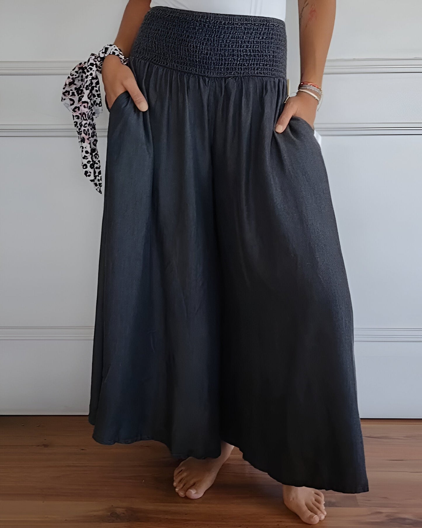 Comfortable pants with elastic waist