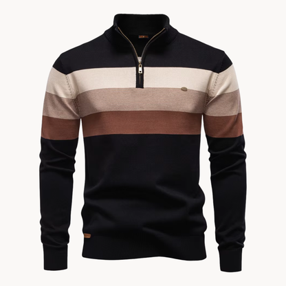 Duval Paris™ | Pull à fermeture éclair quart de longueur Burk