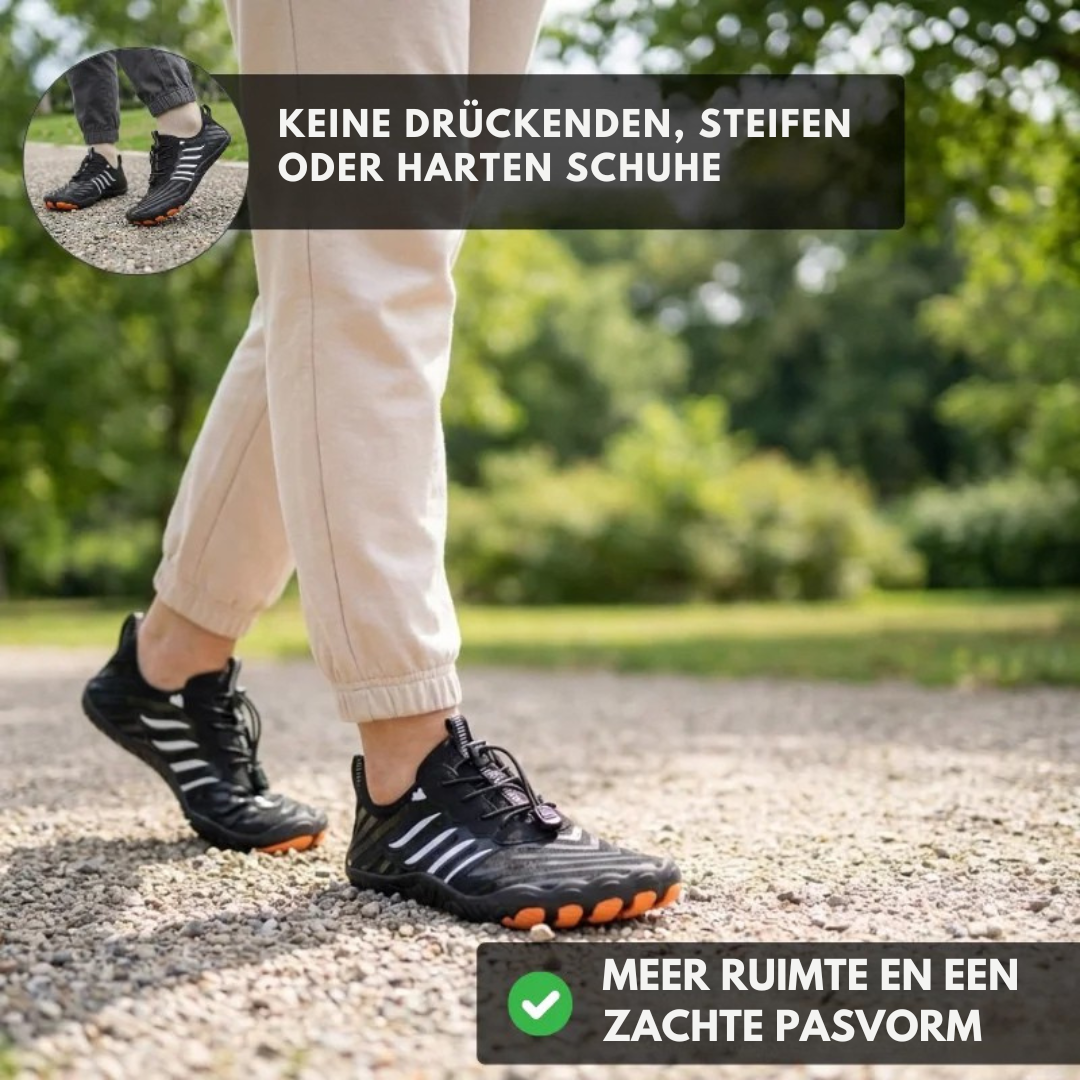 Unisex Barefoot Wandelschoenen Extra Teenruimte