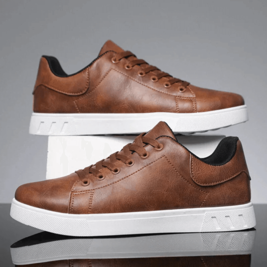 Ludion | Leder-Sneaker mit klassischem Schnürdesign