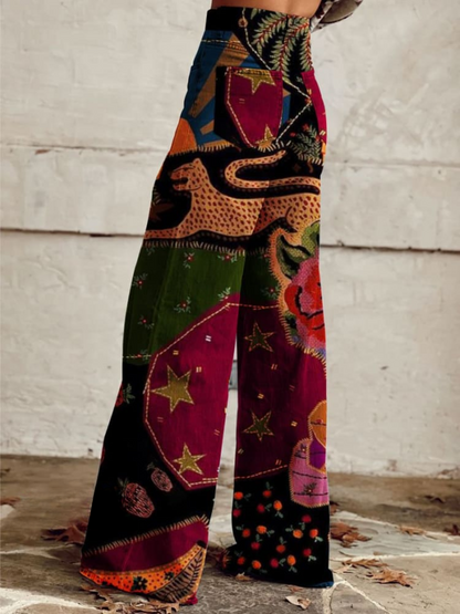 Léna - Boho Chic Hlače