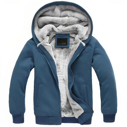 Herren Winterjacke – Kuschelige Kapuzenjacke