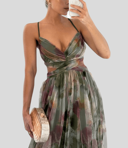 Carola - Charming Floral Maxi Dress
