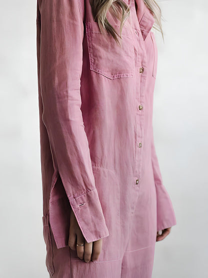 Anna Jumpsuit | Lässiger Langärmeliger Jumpsuit für jede Gelegenheit