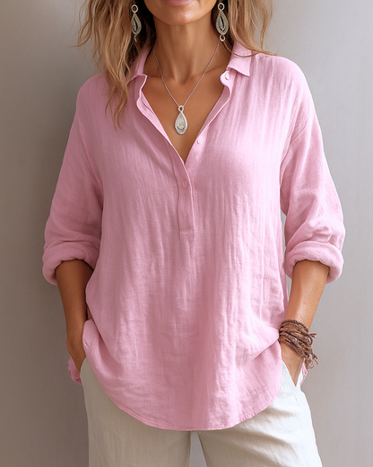 Celeste™ | Elegant hørbluse