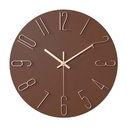 Wall Clock – Minimalist Modern Design with Silent Quartz Movement for Stylish Interiors