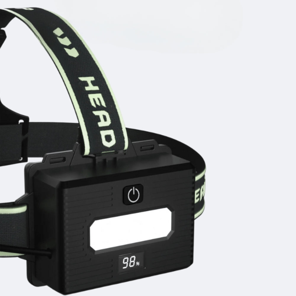 BrightTrail – 10.000 Lumen hoofdlamp met verstelbare straal en powerbank-optie
