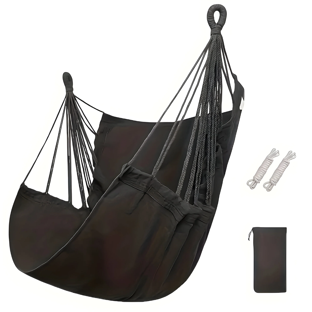 Hängematte | Komfortabel & Strapazierfähig | Bis 150 kg | Polyester-Baumwolle