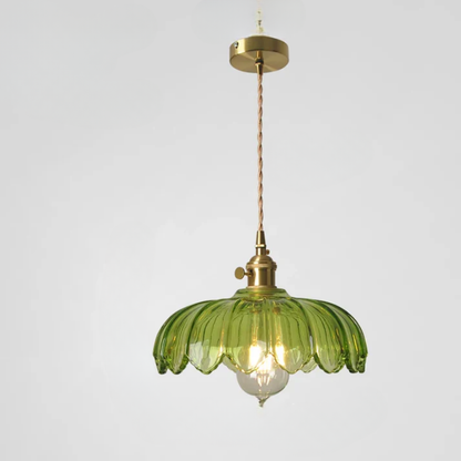 Virelian - Nordic Glas Hanglamp Met Koper