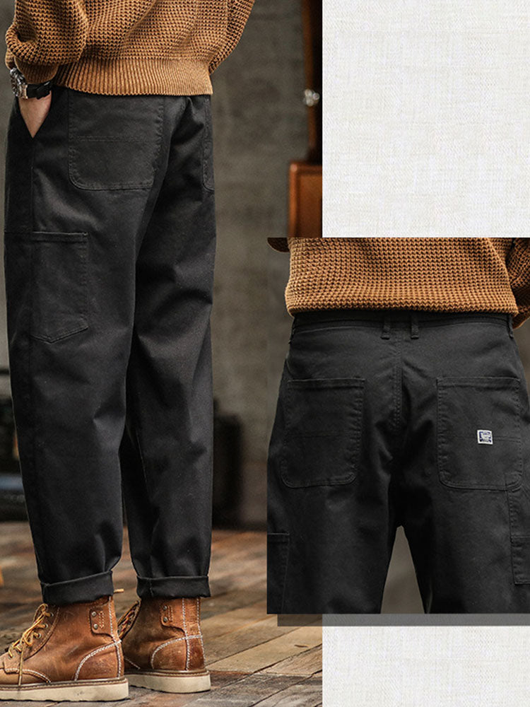 Kaj - Vintage-inspirerede casual utility-bukser