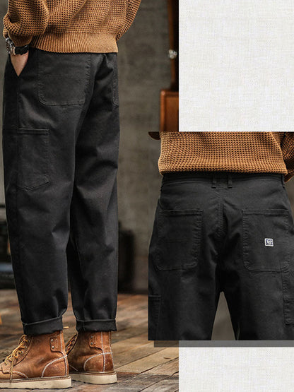 Kaj - Vintage-inspirerede casual utility-bukser