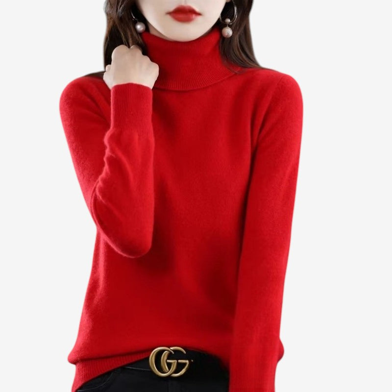Kiara - Long sleeve sweater with turtleneck