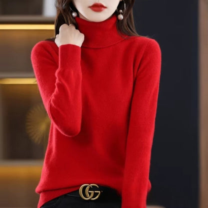 Kiara - Long sleeve sweater with turtleneck