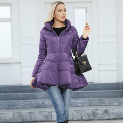 Nora – Long Sleeve Jacket with Collar and Pockets