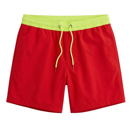 Maillot de Bain à Séchage Rapide pour Hommes avec Poches Zippées et Doublure en Filet