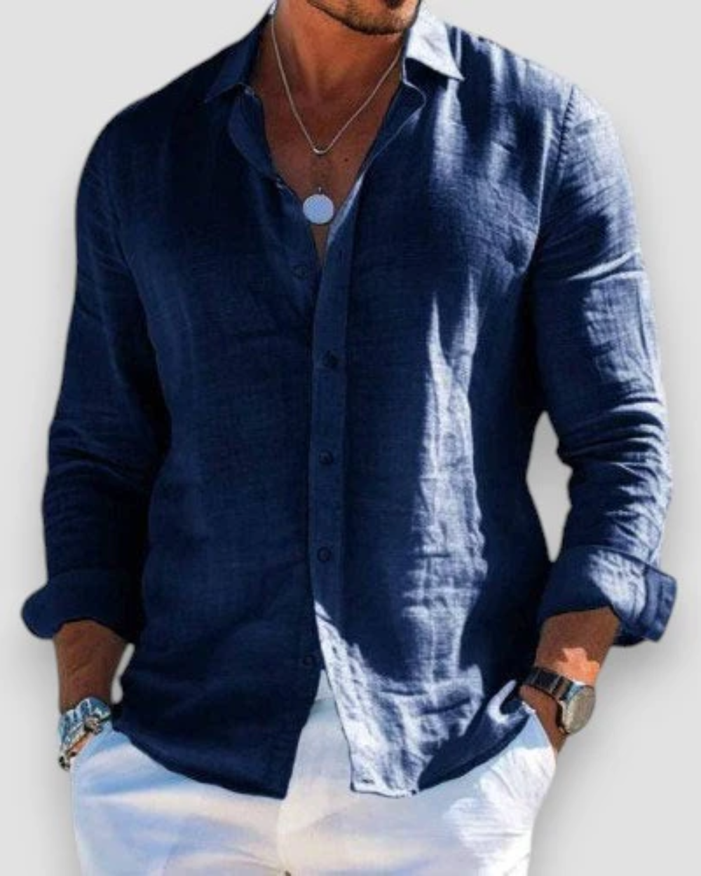 Camicia da uomo casual