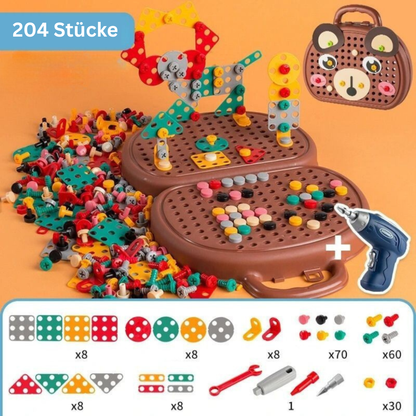 Kinder Werkbank Spielzeug | Holz Werkzeug Set