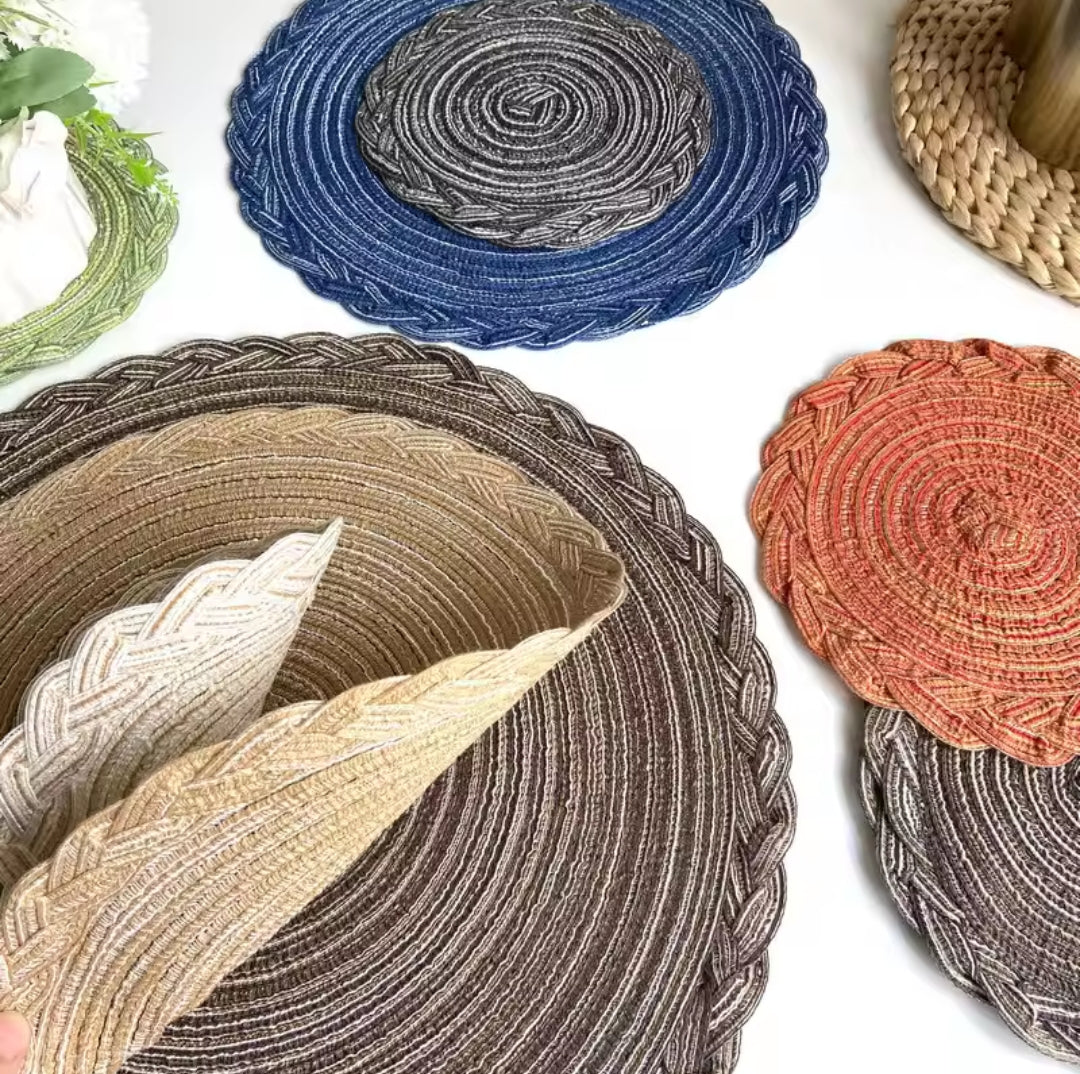 6 Stück Abwaschbare Tischsets – Elegante und Praktische Tischdekoration 0