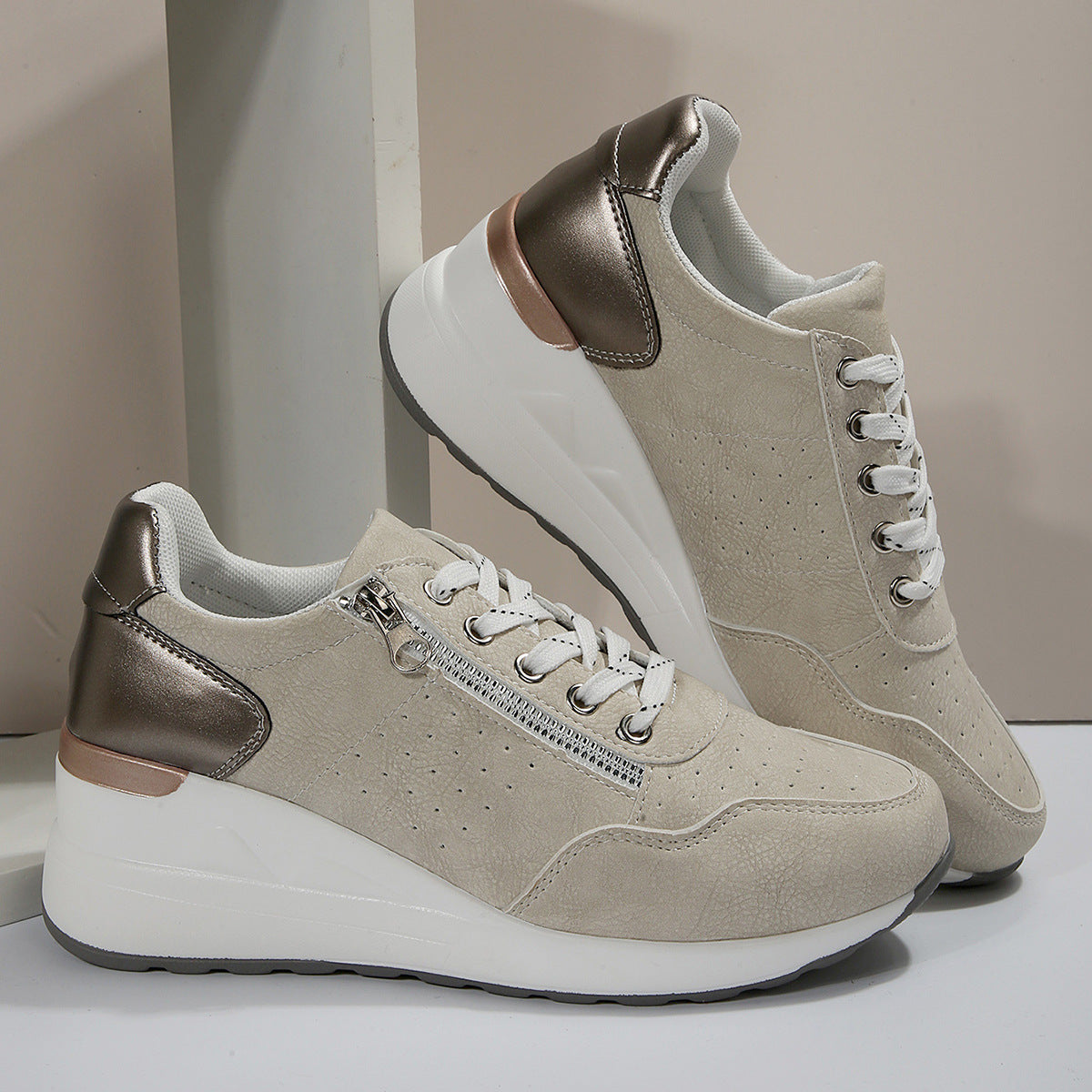 Damen bequeme Wanderschuhe mit Stütze und Dämpfung