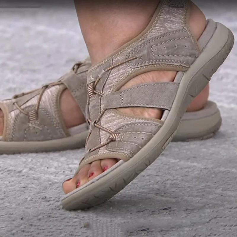 Damen Orthopädische Sandalen | Klettverschluss