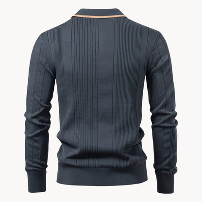 Fletcher Knit Button Polo