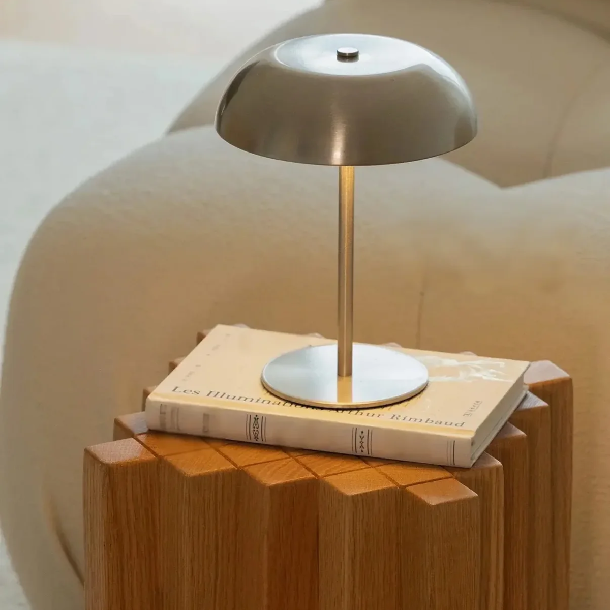 Lumipo - Paddenstoel Tafellamp Dimbaar LED Oplaadbaar Touch Bediening