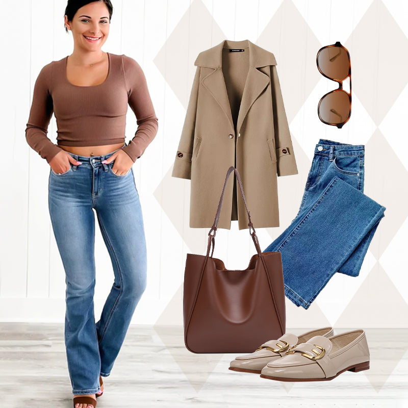 Isella | Formender Denim mit hohem Bund und flexiblem Sitz