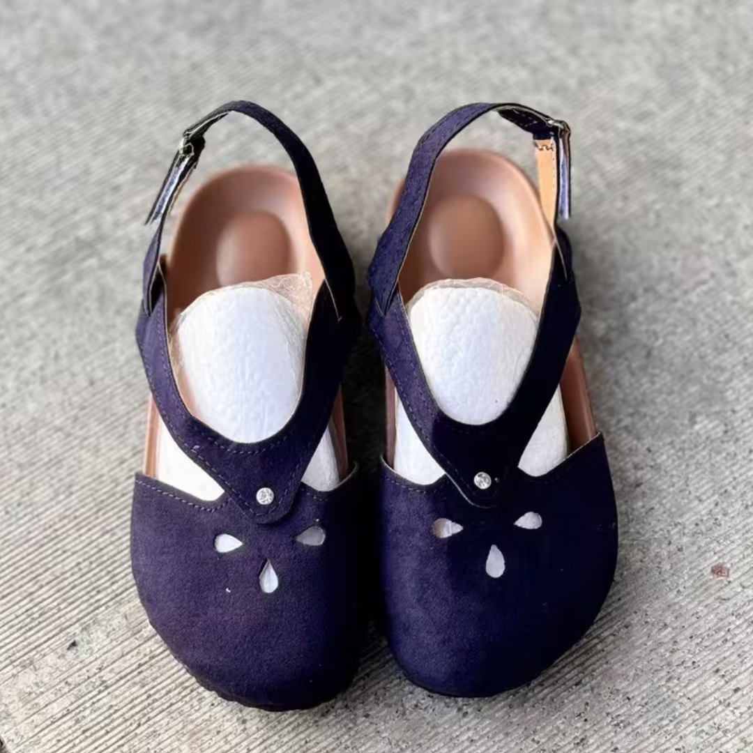 Saudiae | Extraweite Komfort-Sandalen mit Kreuzriemen