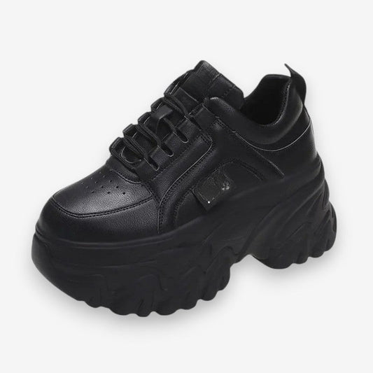 Coraline – Chaussures à semelle épaisse avec dessus en mesh à lacets