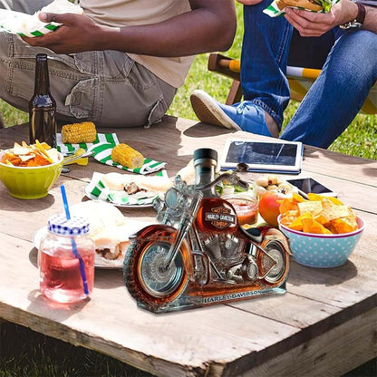 MotoMemento™ / Creative Glass Motorcycle Wine Bottle
