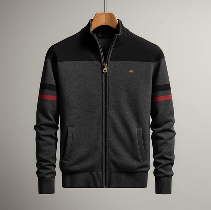 DUVAL PARIS™ | SWEAT COLORBLOCK AVEC ZIP POUR HOMME