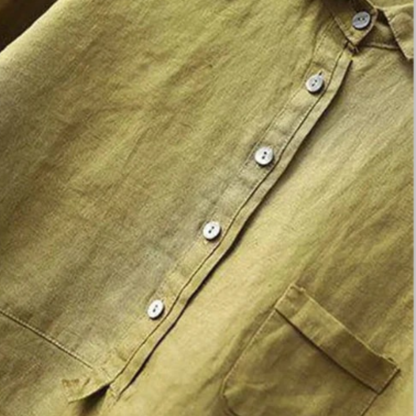 Relaxed Linen Blouse